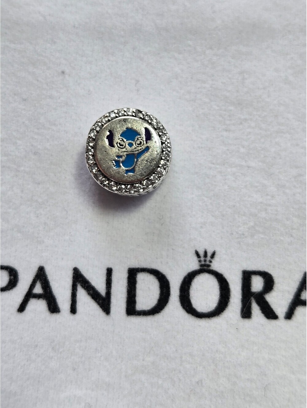 Disney pandora charm stitch spacer